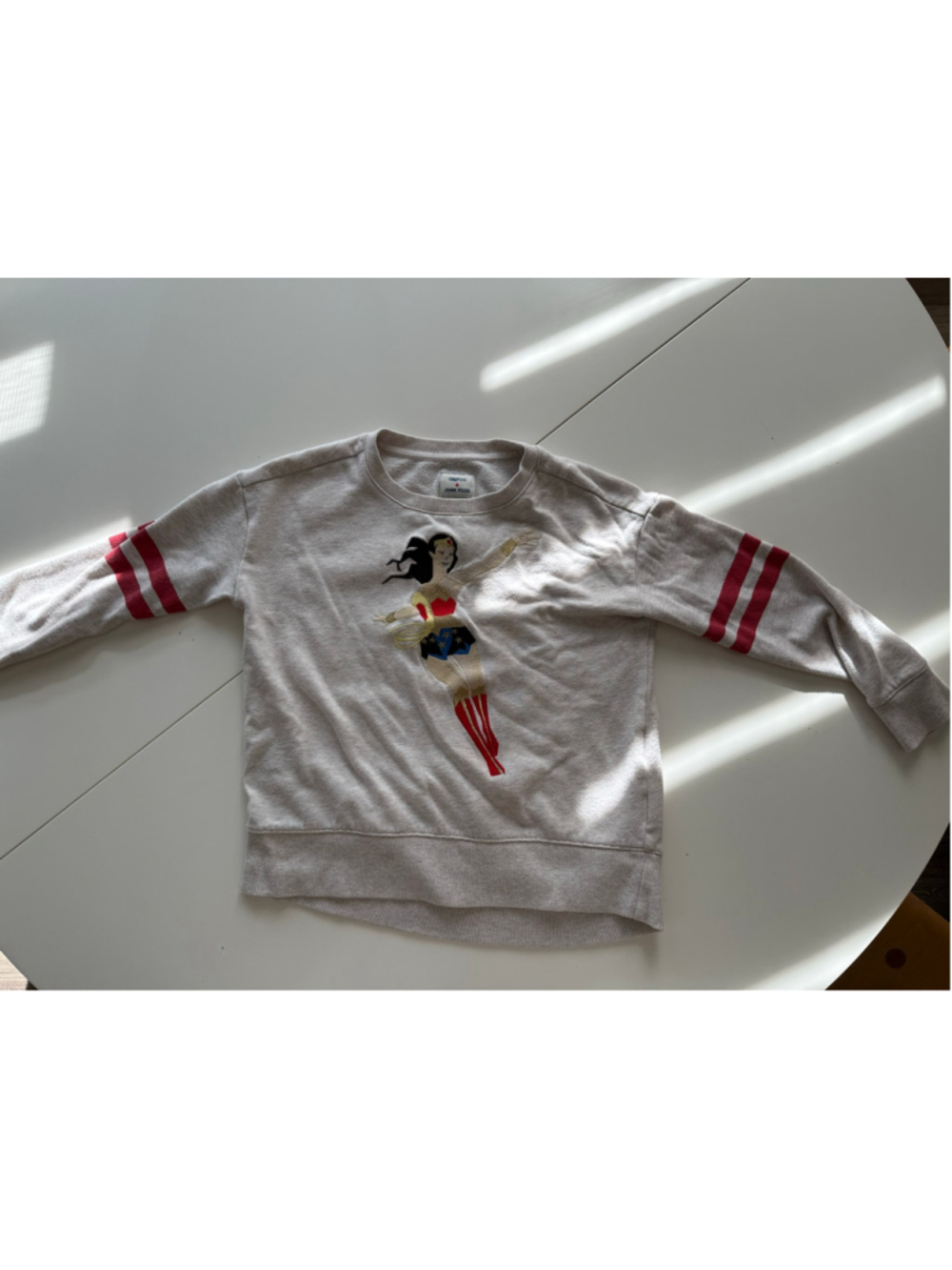 GapKids × Junk Food Wonder Woman Fleece Sweatshirt | Girls 6–7